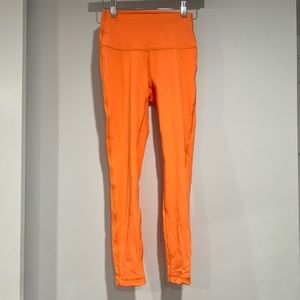 orange soda lululemon leggings